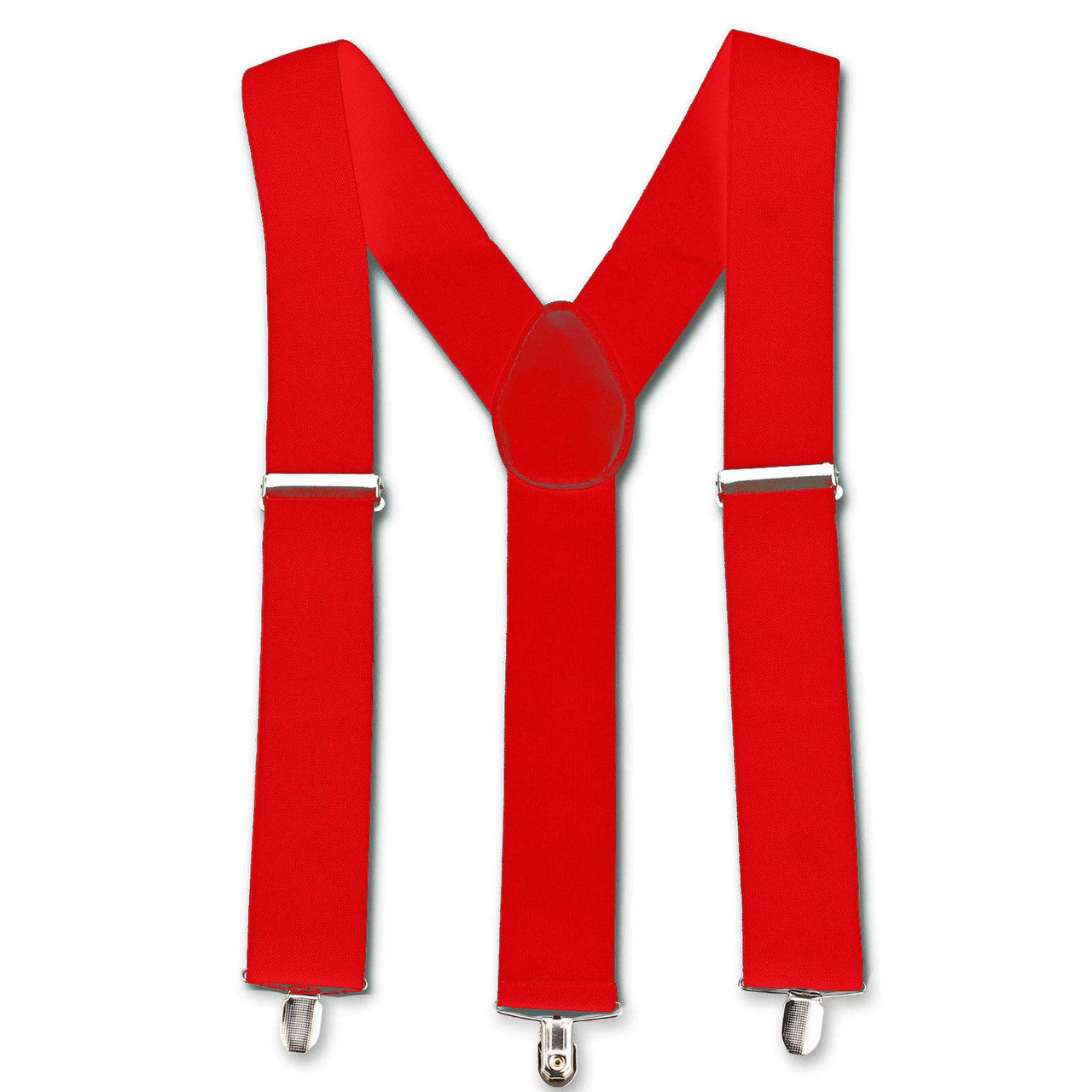 Red Braces with Clip On - 50mm