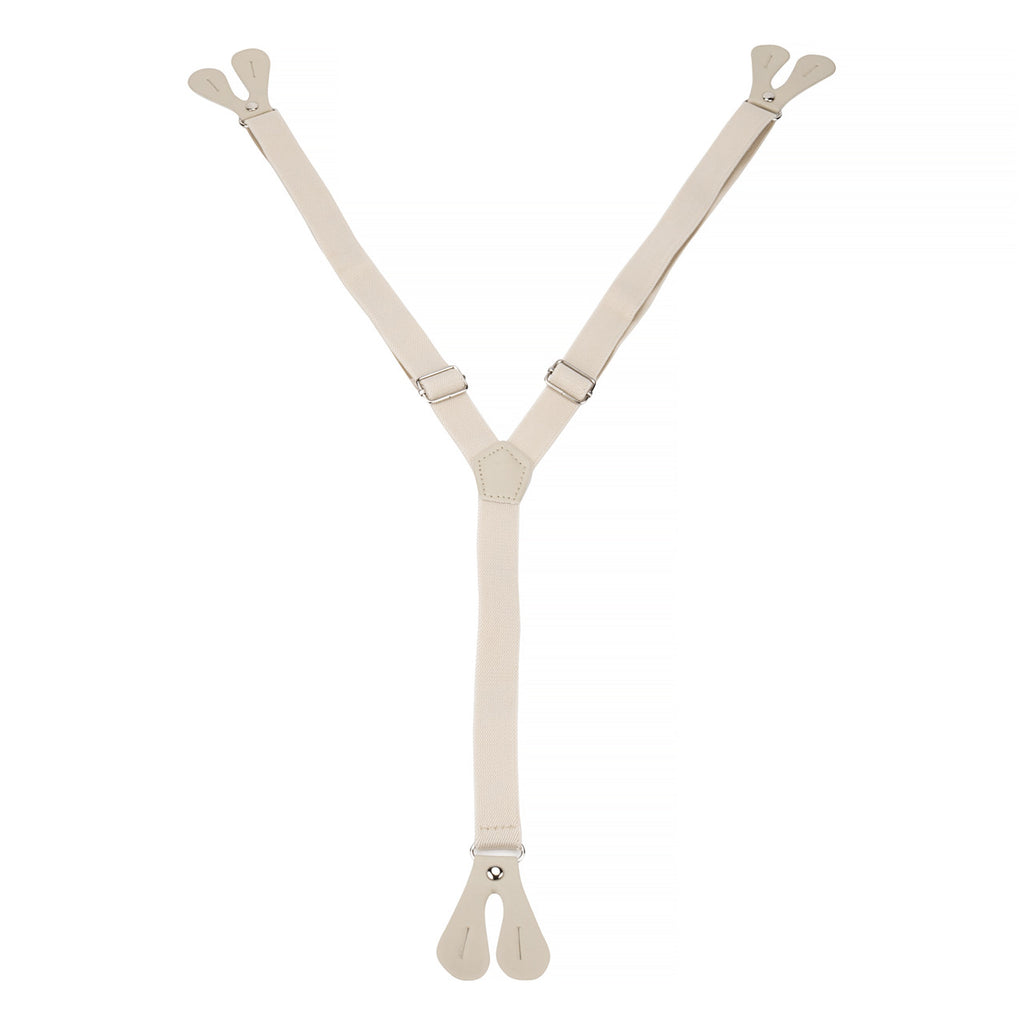 Beige Braces for Kids with Button Hole - 20mm