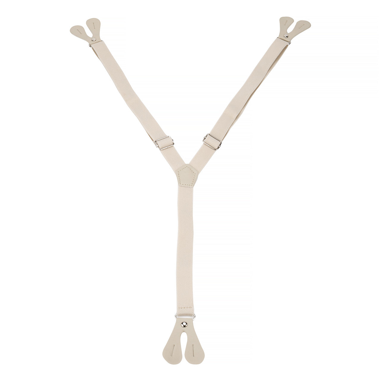 Beige Braces for Kids with Button Hole - 20mm