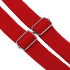 Red Braces for Kids with Button Hole - 20mm