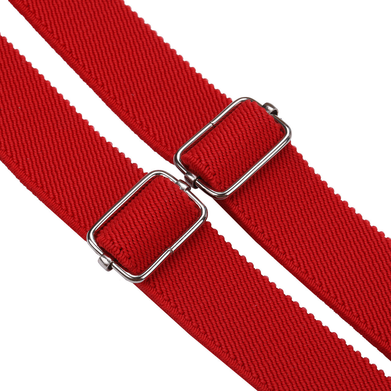 Red Braces for Kids with Button Hole - 20mm