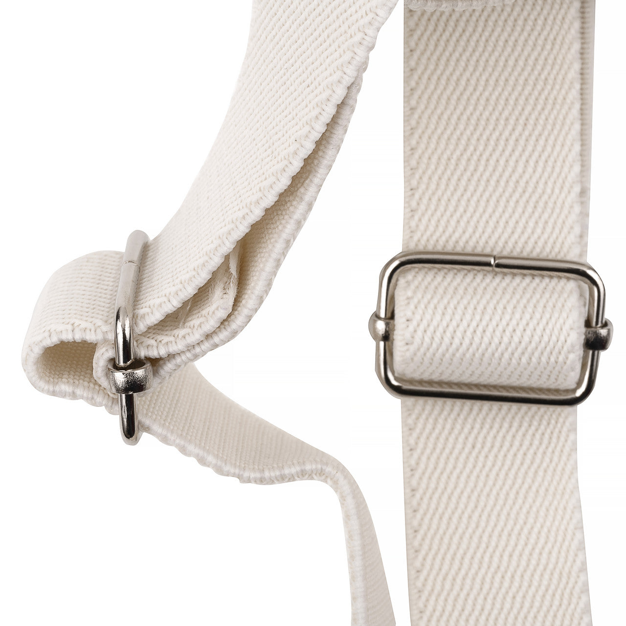 Ivory Braces for Kids with Button Hole - 20mm