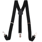 Kids Braces with Bow Tie and Neck Tie - 25mm (85cm) - Black