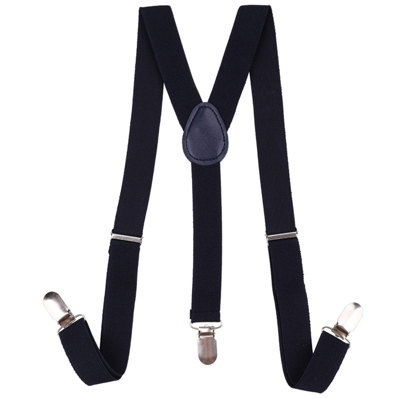 Kids Braces with Bow Tie and Neck Tie - 25mm (85cm) - Navy
