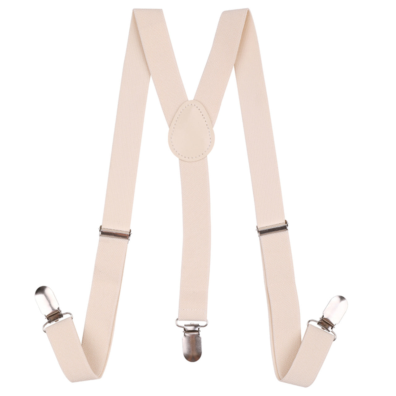 Kids Braces with Bow Tie and Neck Tie - 25mm (85cm) - Beige