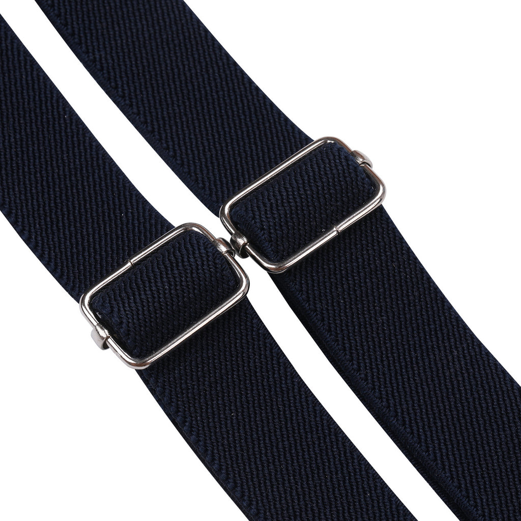 Black Braces for Kids with Button Hole - 20mm