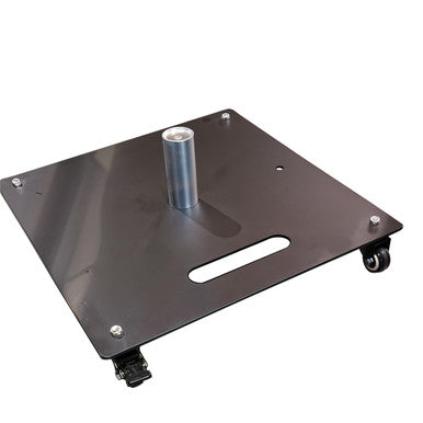 Heavy Duty Metal Base Plate with Castor Wheels for Backdrop Stand Kits