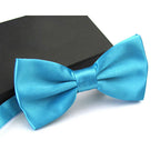 Blue Aqua Bow Tie