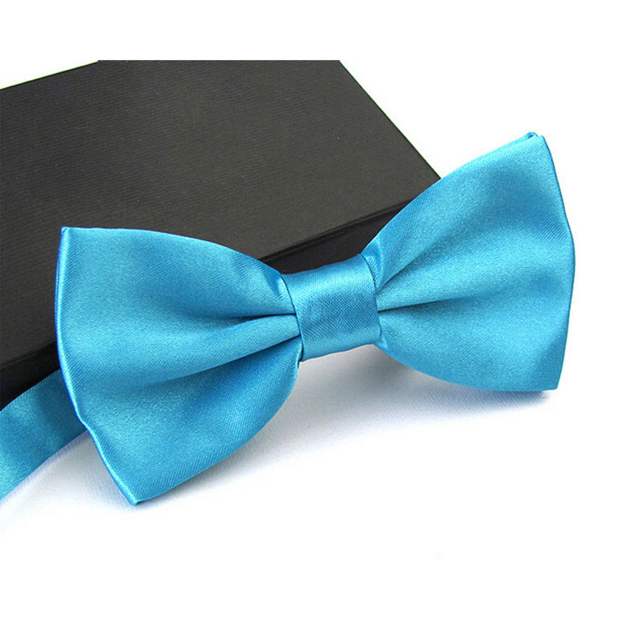 Blue Aqua Bow Tie