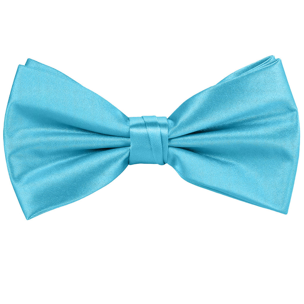 Blue Aqua Bow Tie