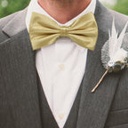 Beige Bow Tie