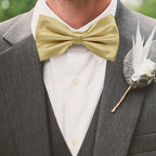 Beige Bow Tie