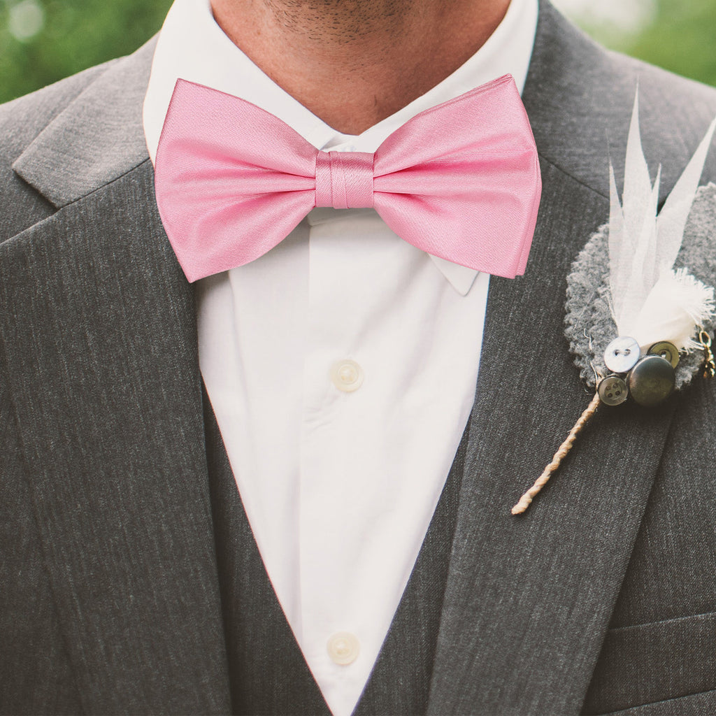 Baby Pink Bow Tie