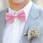 Baby Pink Bow Tie