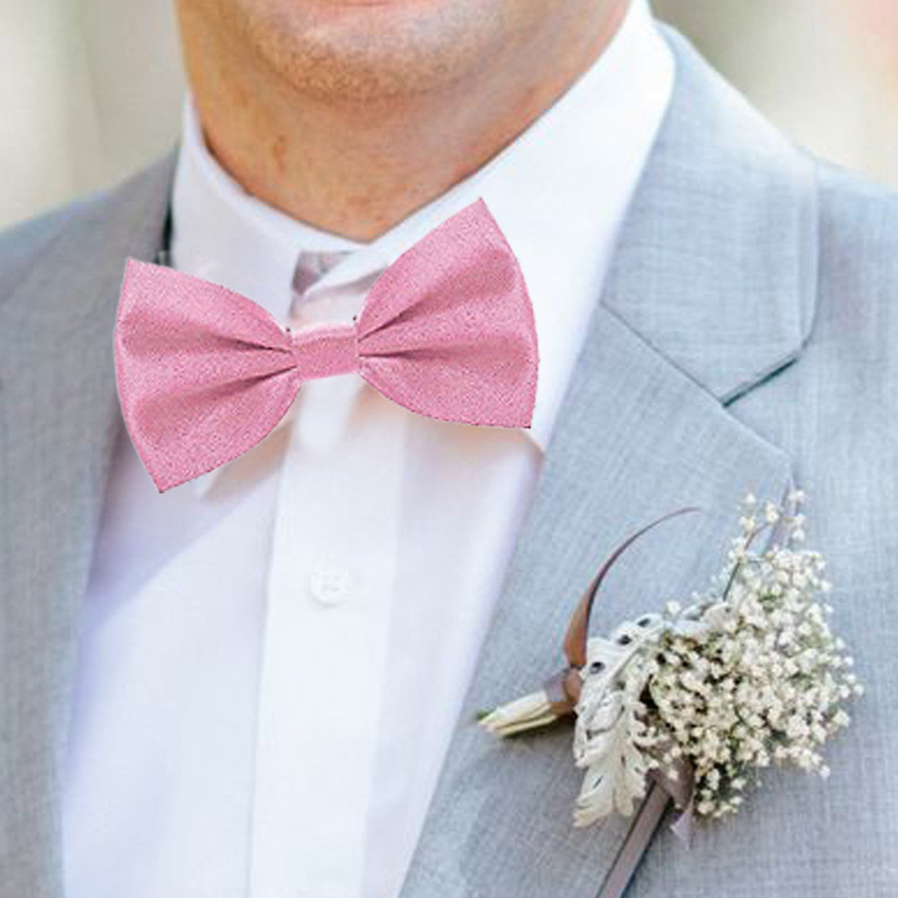 Baby Pink Bow Tie