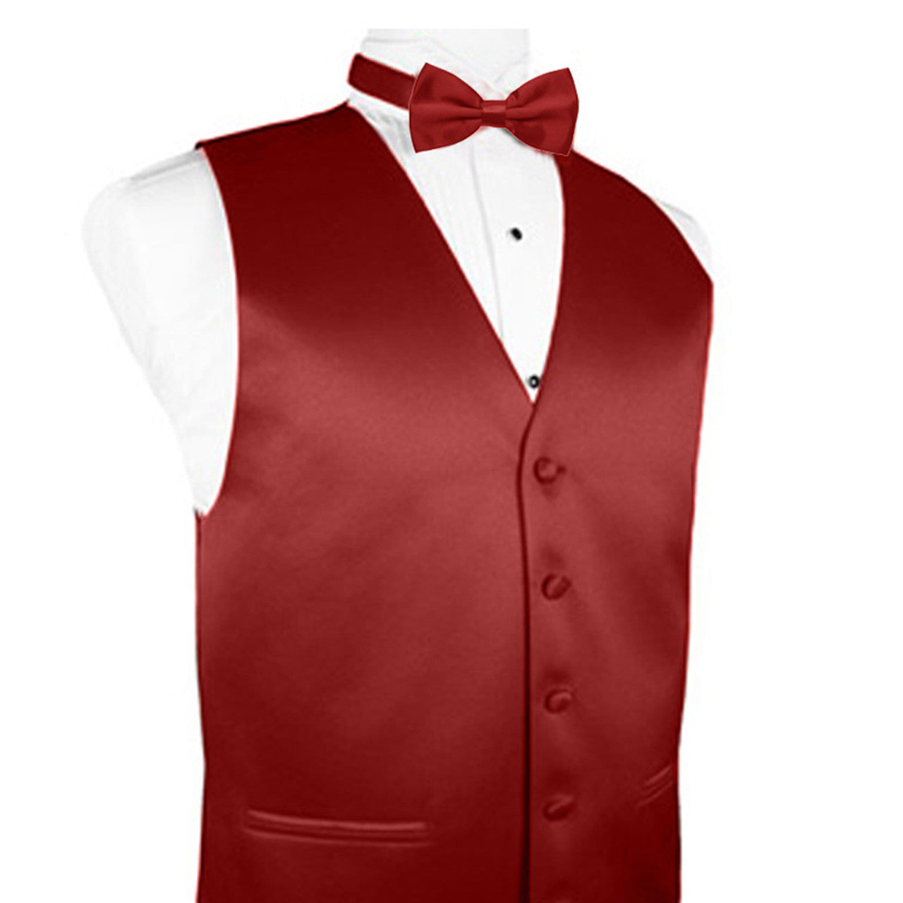 Burgundy Bow Tie