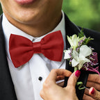 Burgundy Bow Tie