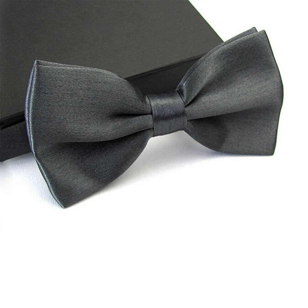 Dark Grey Bow Tie
