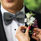 Dark Grey Bow Tie