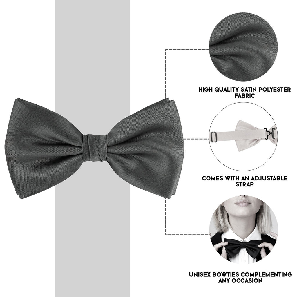 Dark Grey Bow Tie
