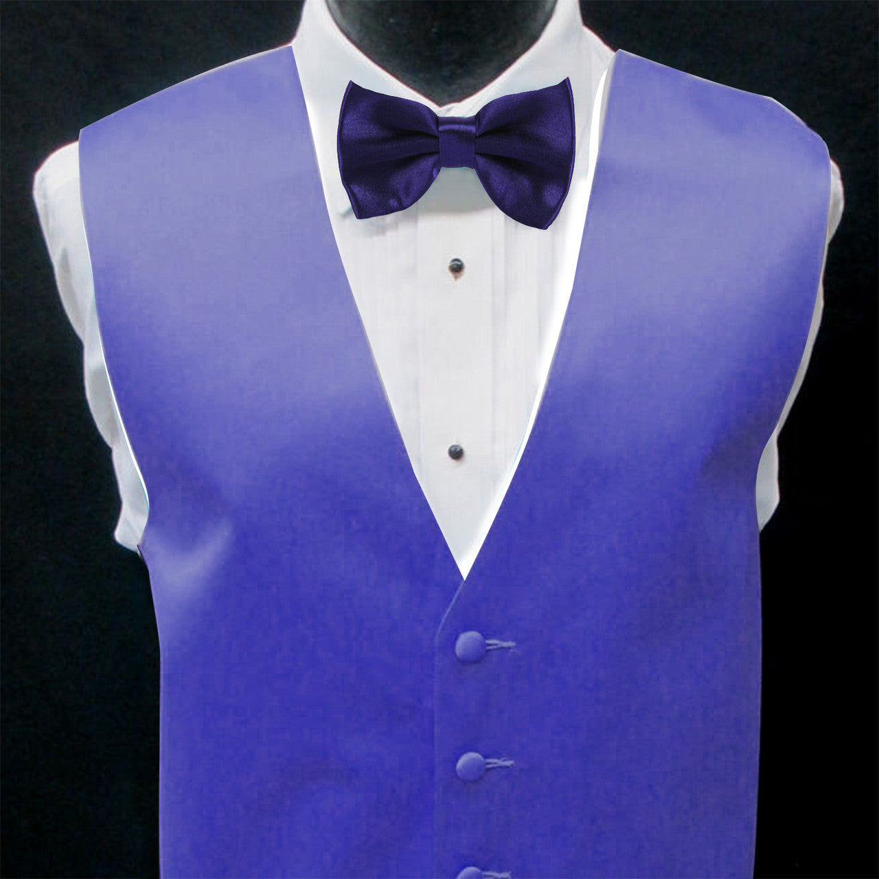 Dark Purple Bow Tie