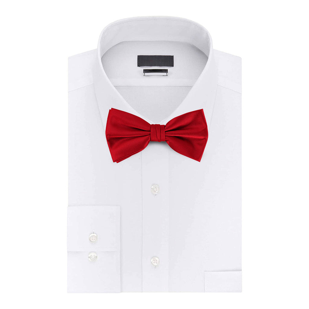 Deep Red Bow Tie