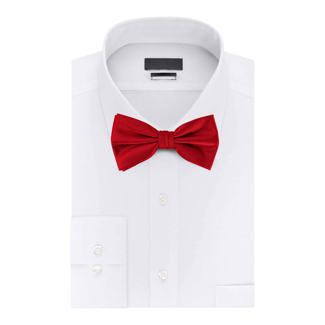 Deep Red Bow Tie