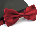 Deep Red Bow Tie
