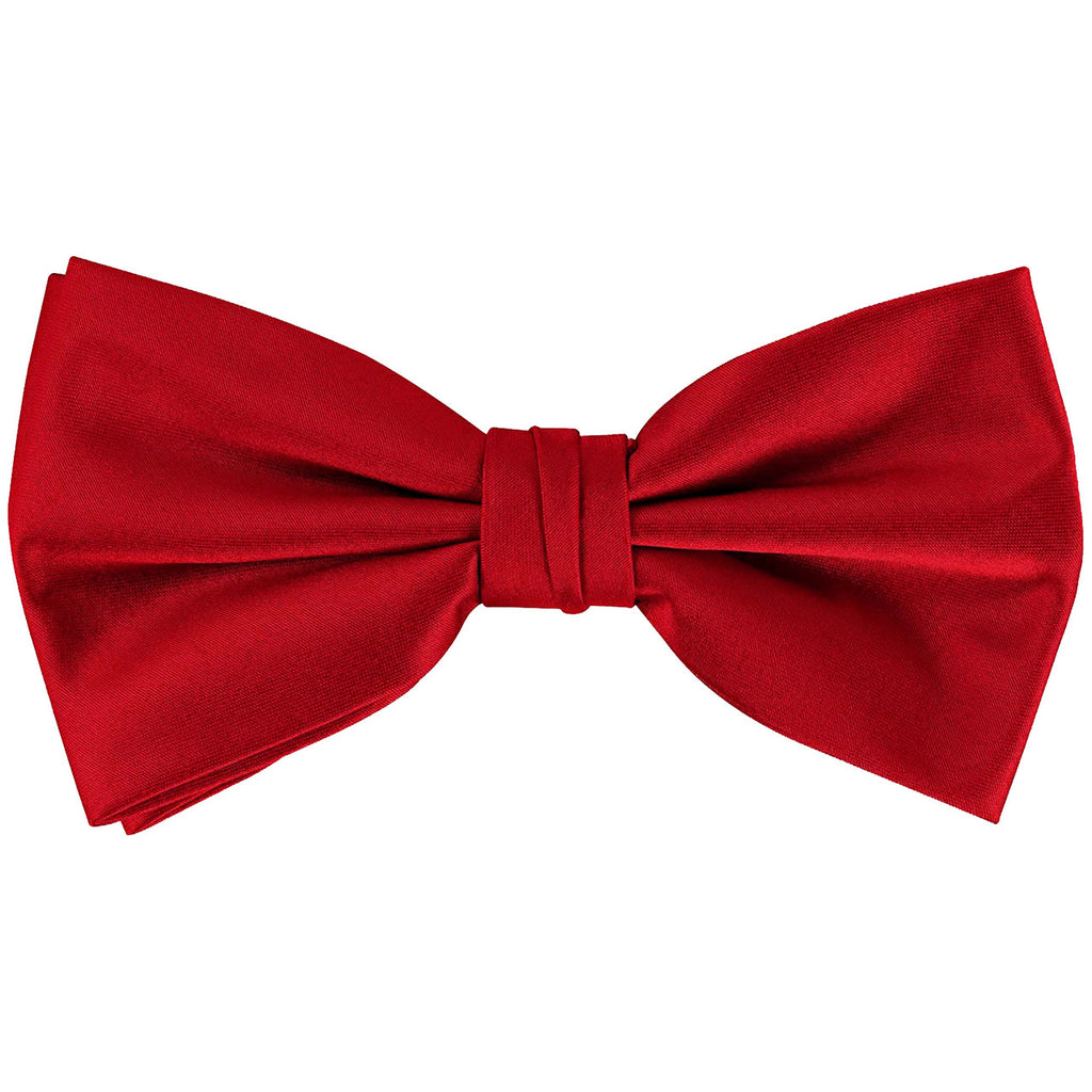 Deep Red Bow Tie