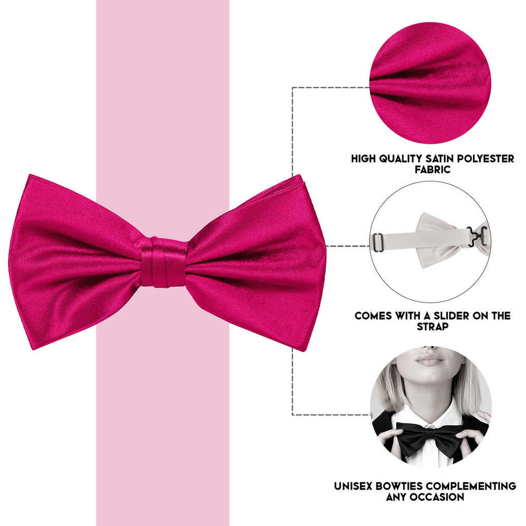 Hot Pink Bow Tie