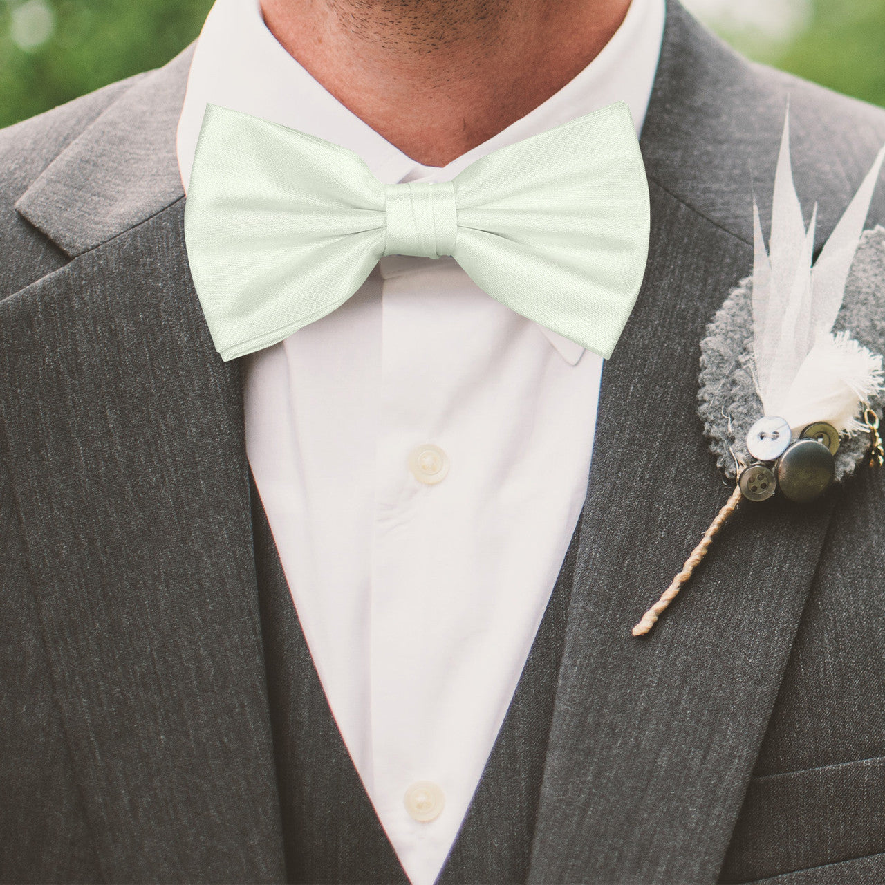 Ivory Bow Tie