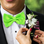 Lime Green Bow Tie