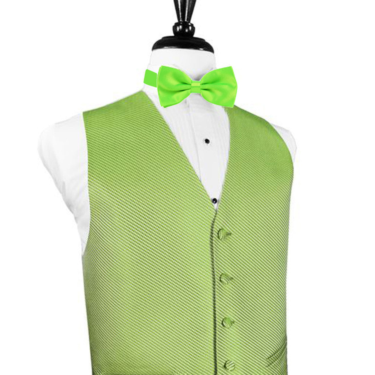 Lime Green Bow Tie