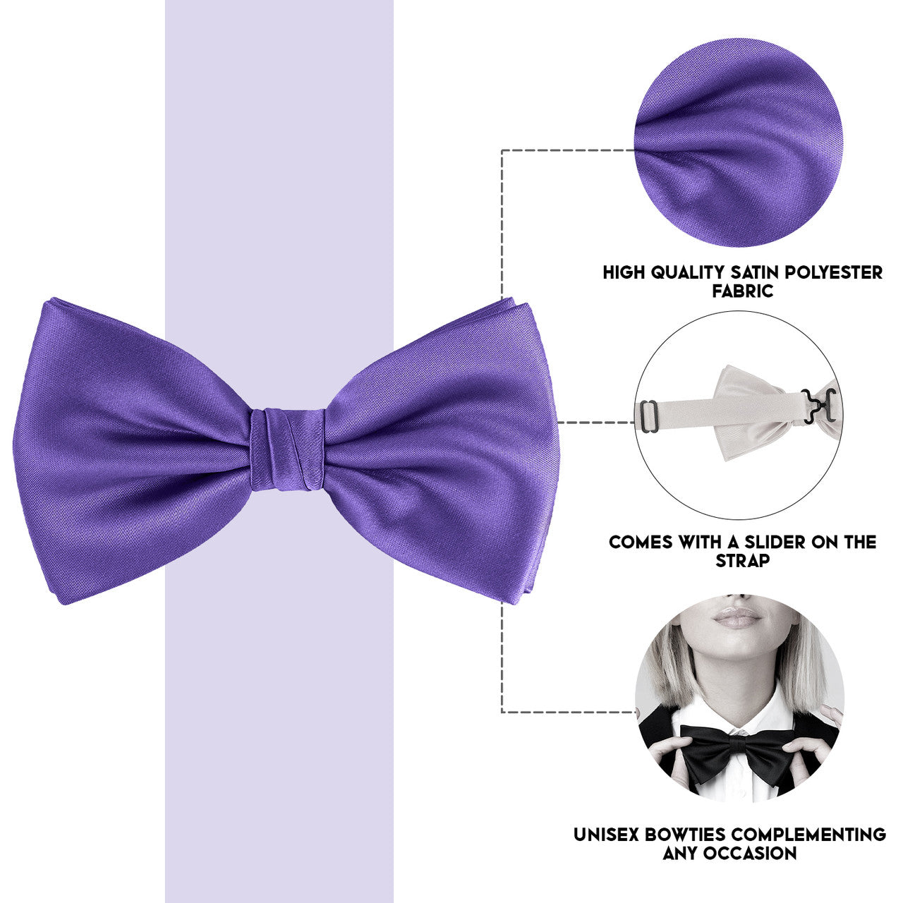 Purple Bow Tie