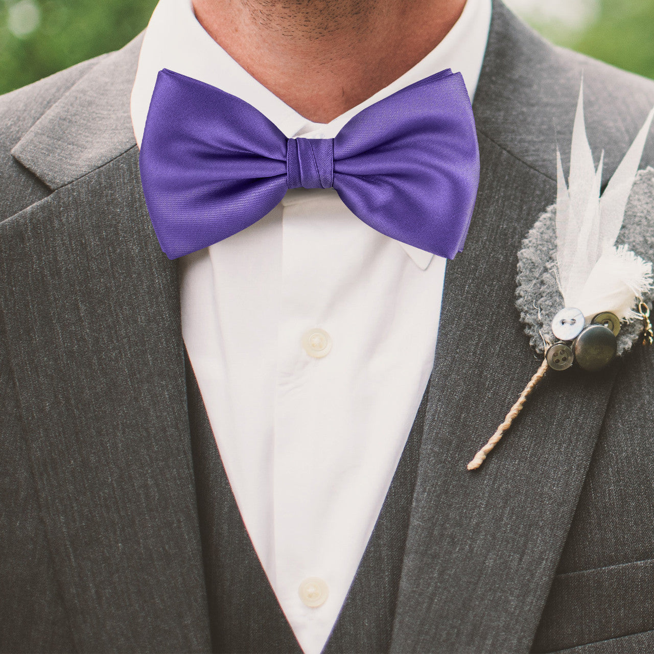 Purple Bow Tie