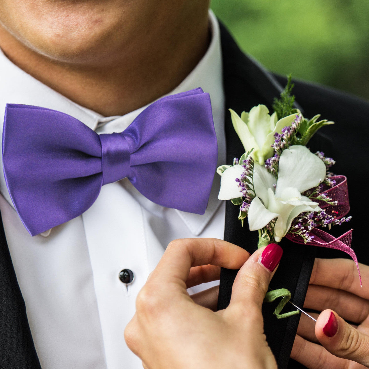 Purple Bow Tie