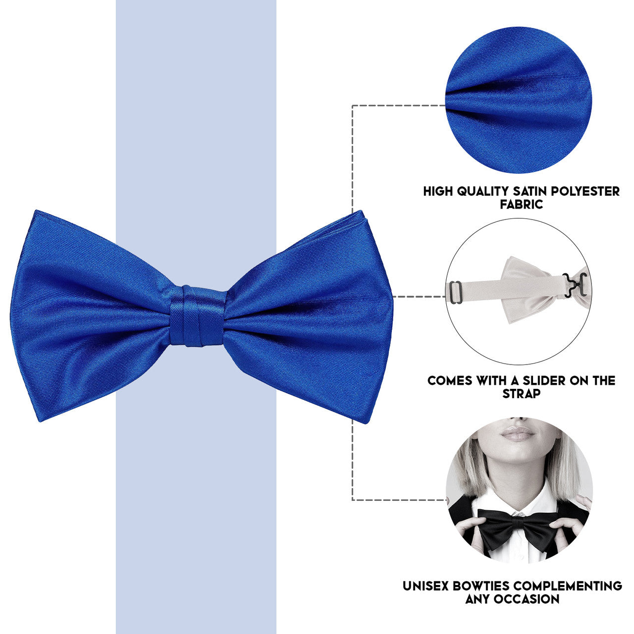Royal Blue Bow Tie