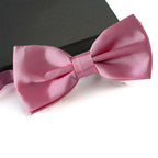 Rose Pink Bow Tie