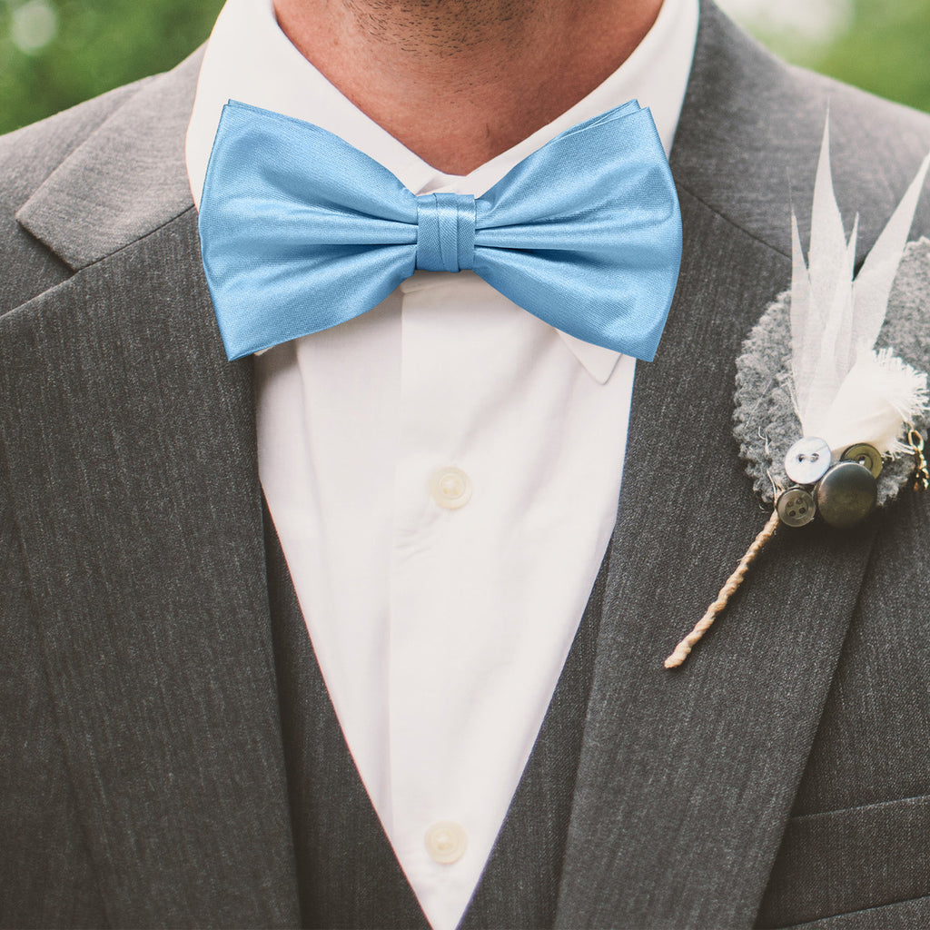Sky Blue Bow Tie