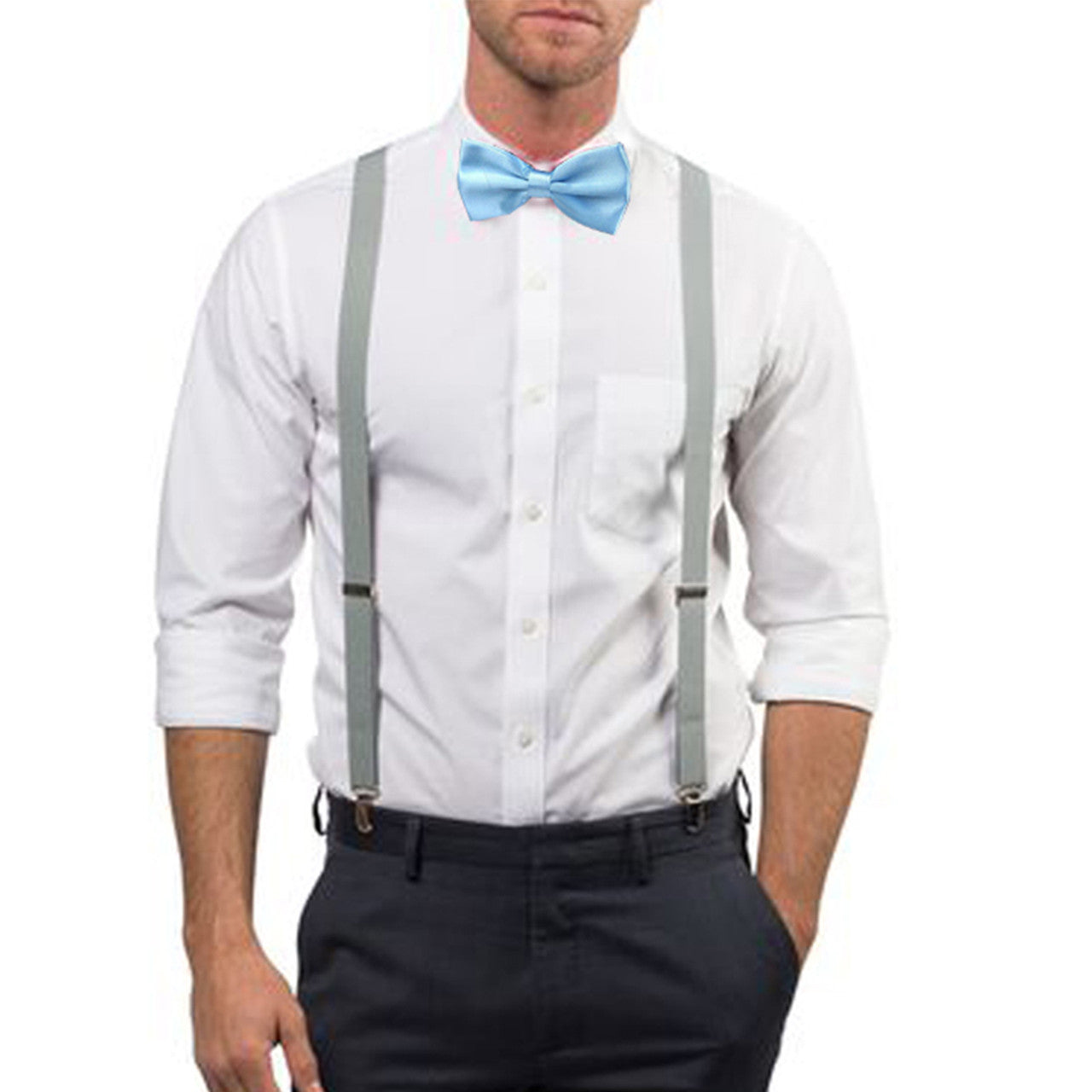 Sky Blue Bow Tie