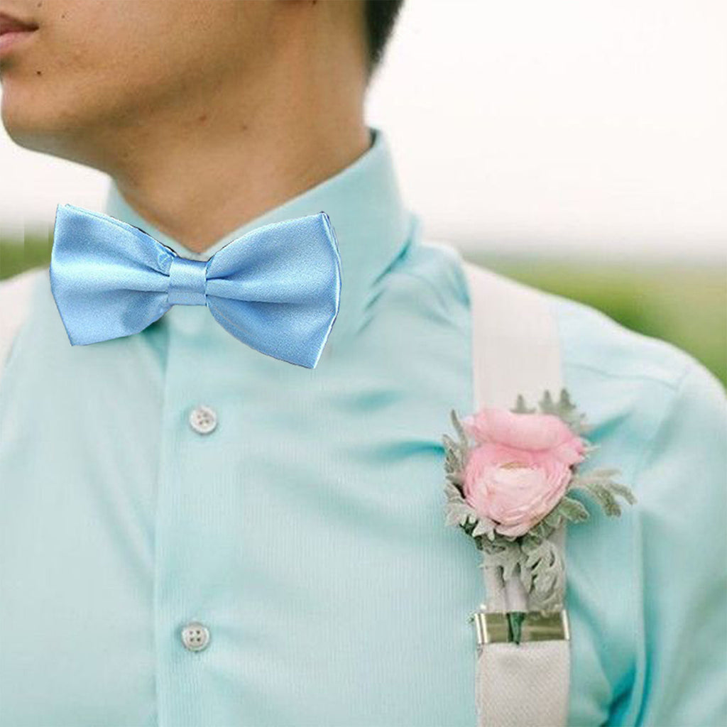 Sky Blue Bow Tie