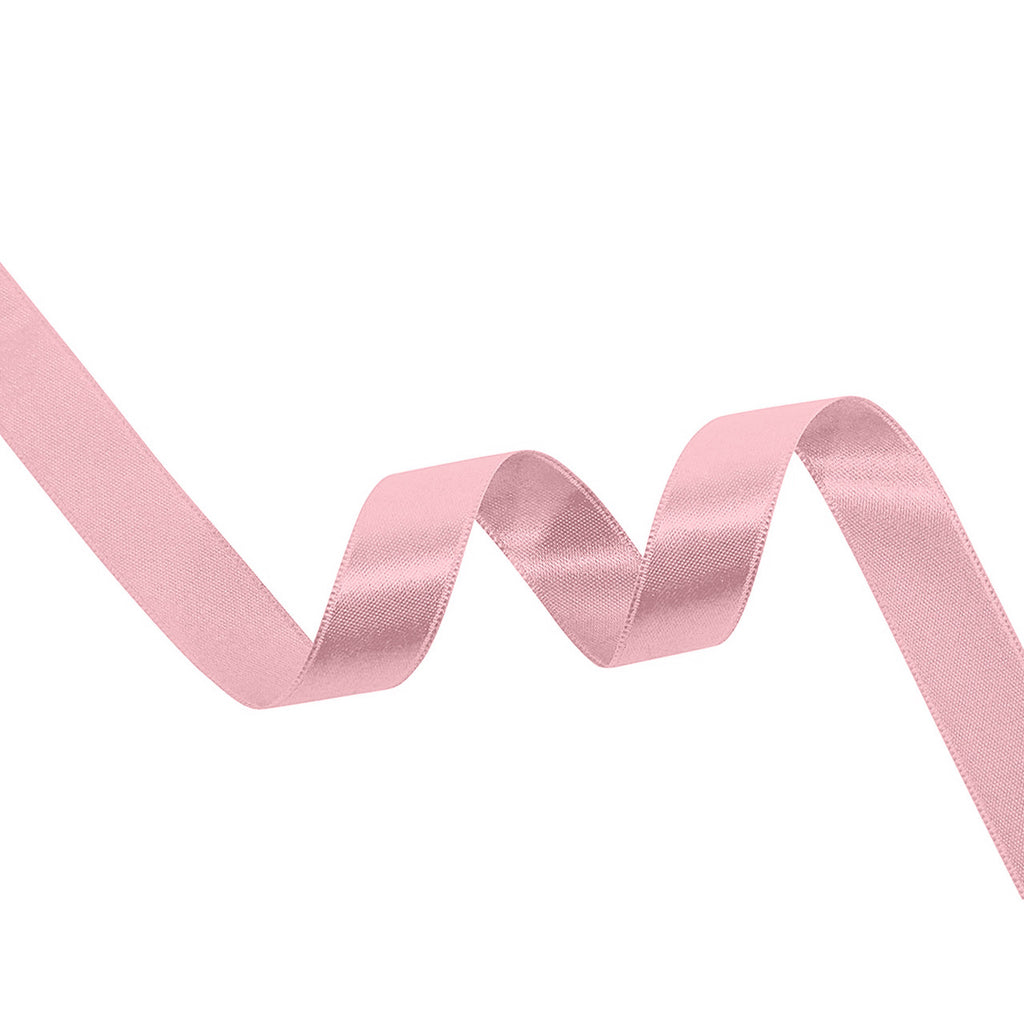 Double Sided Satin Ribbon - Baby Pink