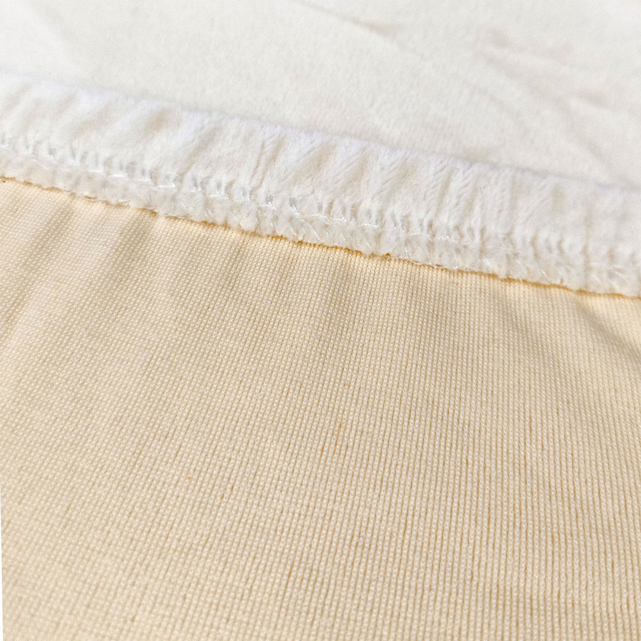Short Velvet-Touch Spandex Chair Cover - Beige