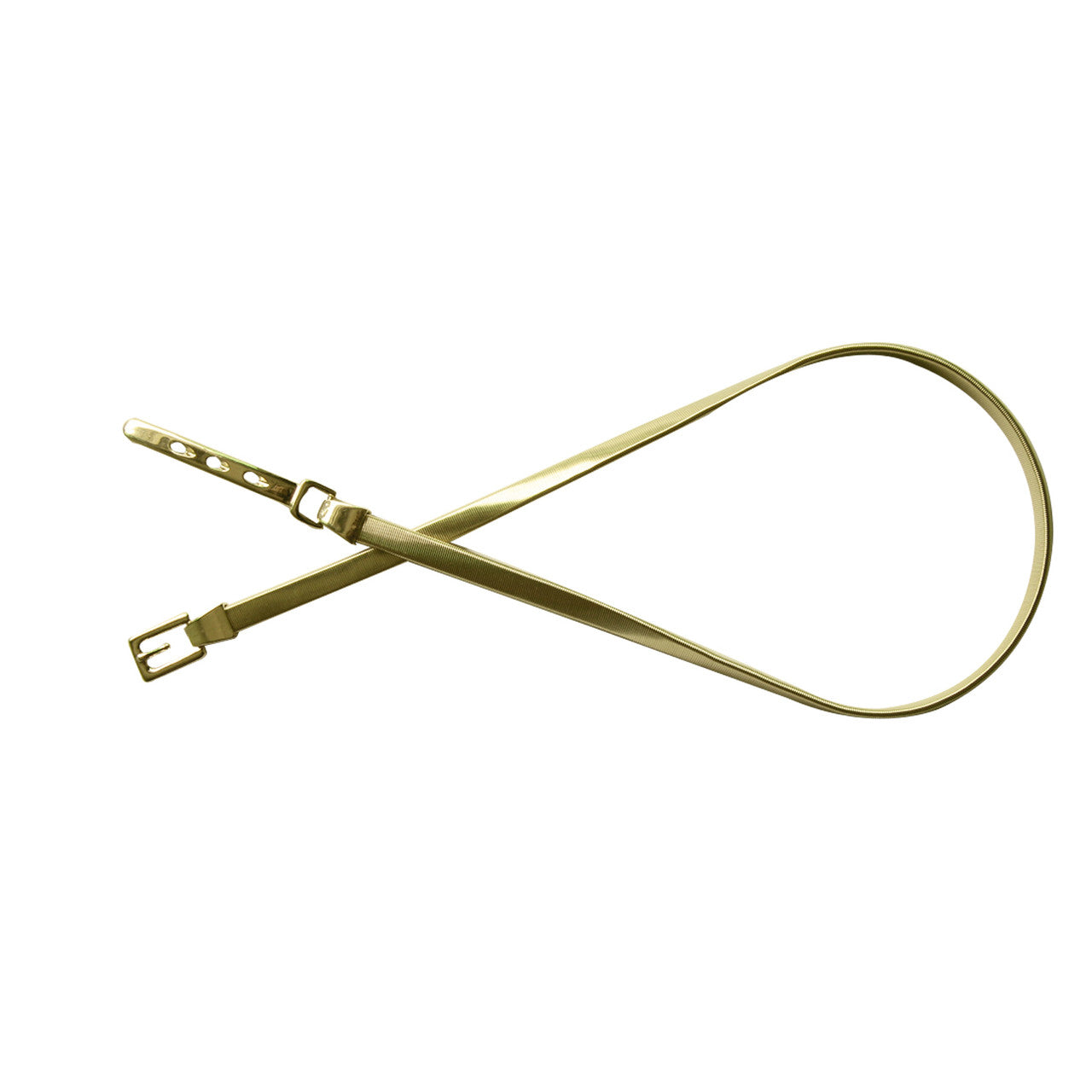 Skinny Stretch Belt - Gold