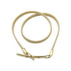 Skinny Stretch Belt - Gold