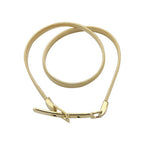 Skinny Stretch Belt - Gold