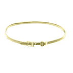 Skinny Stretch Belt - Gold