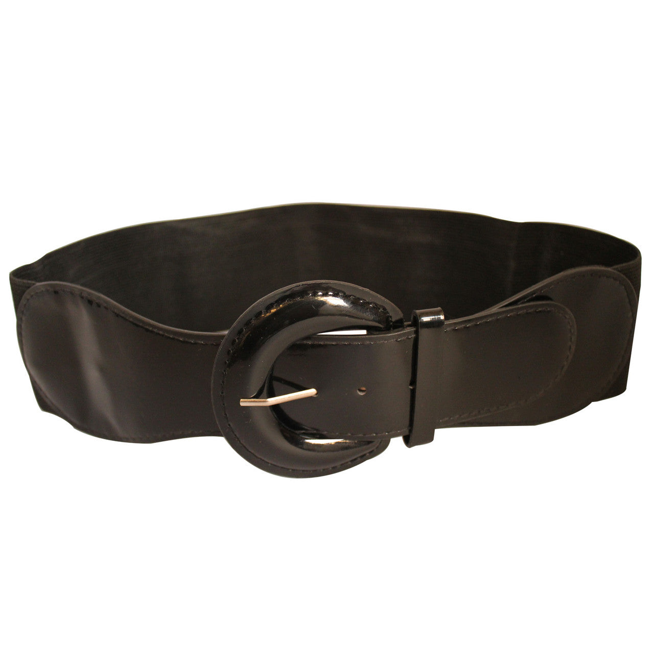 Shiny D Shape Buckle Belt