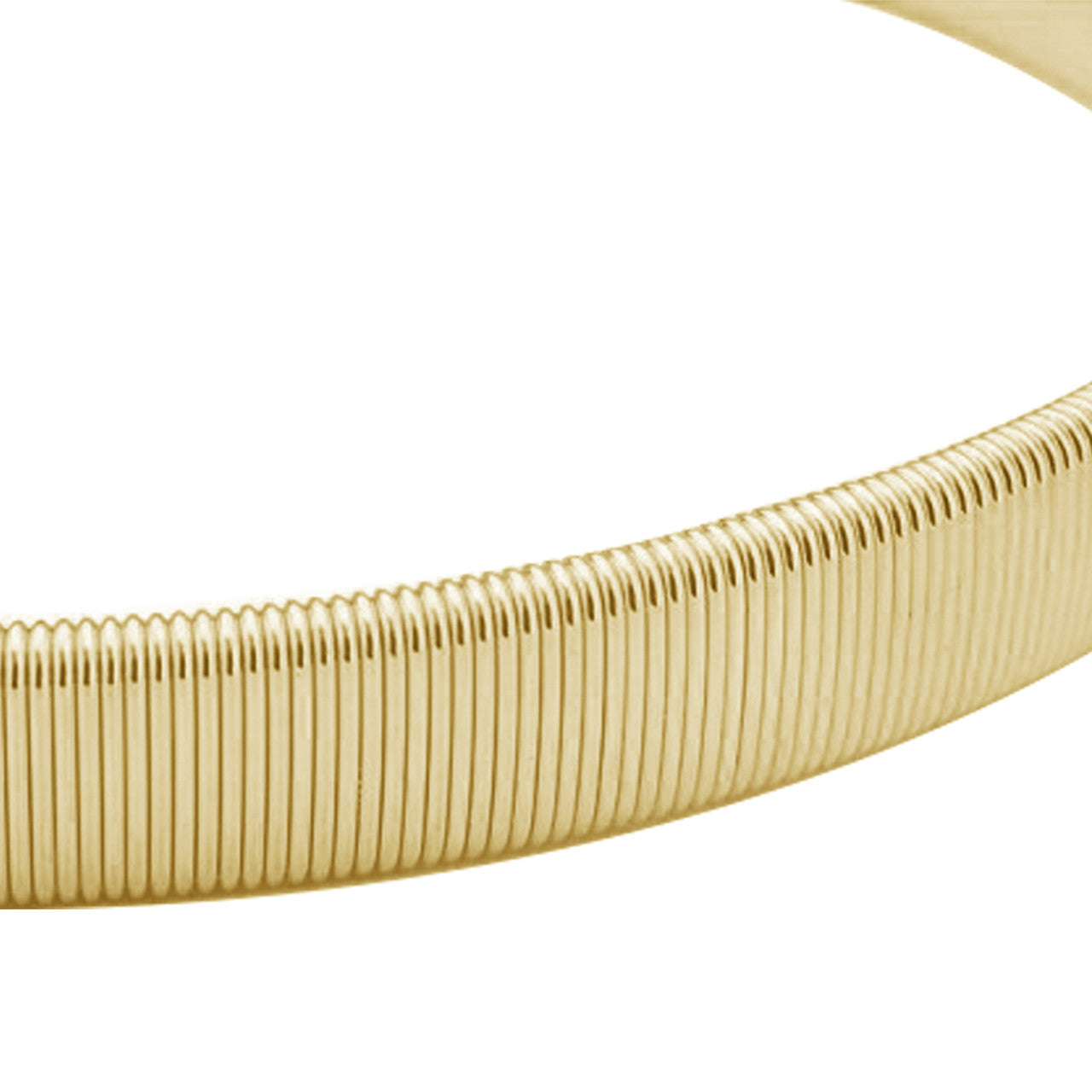 Skinny Stretch Belt - Gold