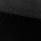 Short Velvet-Touch Spandex Chair Cover - Black